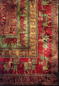 Pazyryl Carpet. detail