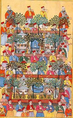 Garden scene of Sultan Ahmed III