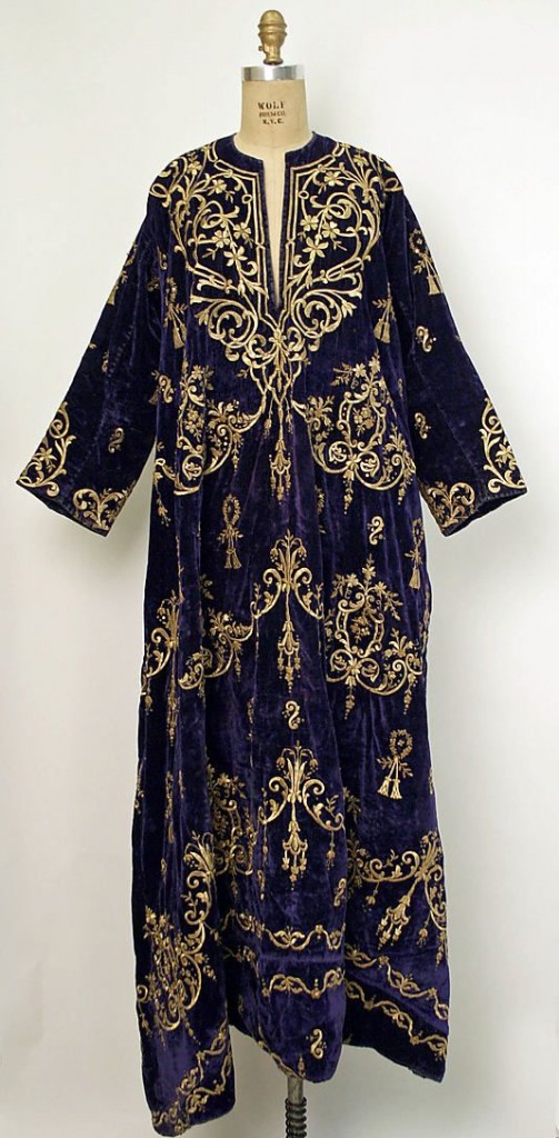 Blue Turkish robe - Kathryn Gauci